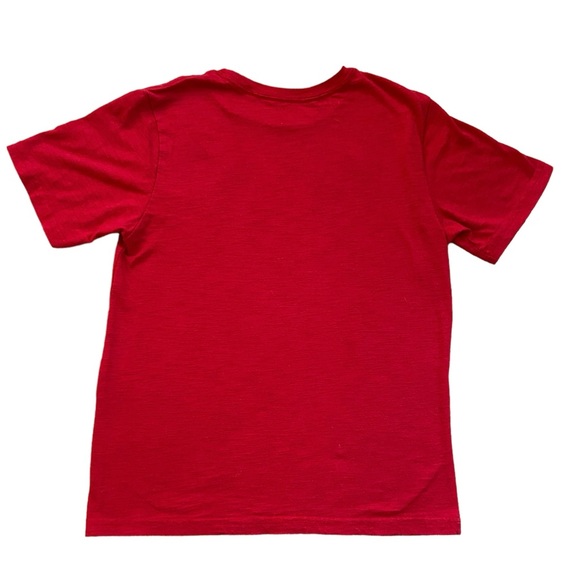 Marvel Spiderman Short Sleeve Tee Red Black 60/40 Cotton Poly Fits Like Kids L - Picture 2 of 4